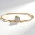 Bracciale in argento con Diamante SI1 (G) (Annette)