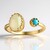 Anello in argento con Opale di Welo