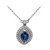 14K Ceylon Sapphire Gold Necklace (CIRARI)