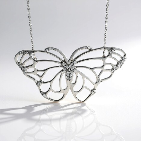 Collana in argento con Zircone (de Melo Essence)