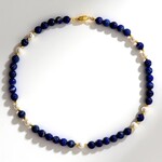 Collana in argento con Lapislazzuli (Adela Silber)