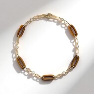 Bracciale in oro con Occhio di Tigre (CIRARI)