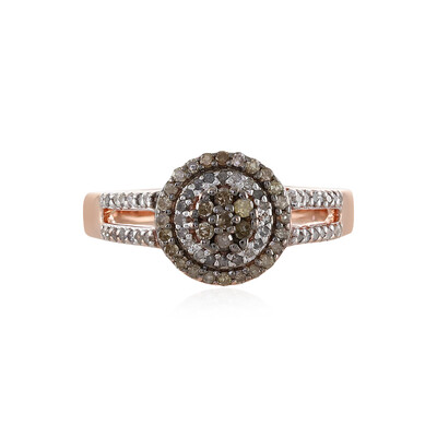 Anello in argento con Diamante Cioccolato I3