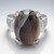 Anello in argento con Agata Botswana
