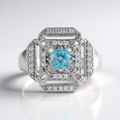Anello in argento con Zircone Ratanakiri