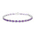 Sambia-Amethyst-Silberarmband