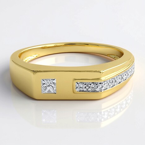 Anello in oro con Diamante SI1 (G) (Annette)