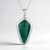 Collana in argento con Malachite