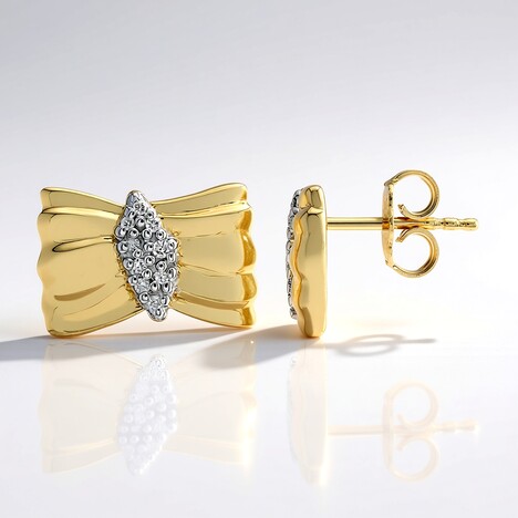 Orecchini in argento con Diamante I1 (G) (Annette)