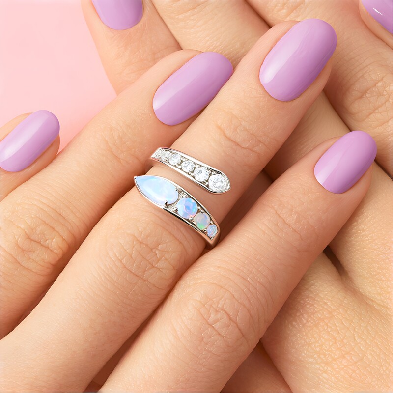 Bague en argent et Opale Welo (de Melo)