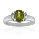 Anillo en plata con Peridoto de Birmania