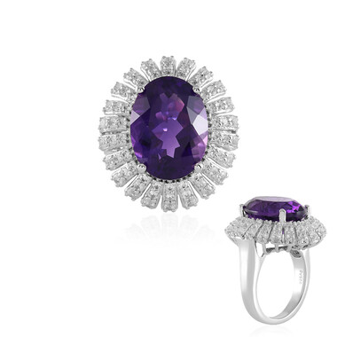 Sambia-Amethyst-Silberring