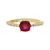 Madagascar Ruby Silver Ring