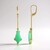 Boucles d'oreilles en argent et Chrysoprase (KM by Juwelo)