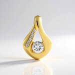 Ciondolo in argento con Zircone (Adela Silber)