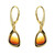 Boucles d'oreilles en argent et Ambre baltique (dagen)