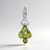 Pendentif en argent et Tourmaline cuprifère