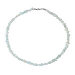 Collar en plata con Aguamarina de Brasil