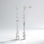 Orecchini in argento con Topazio Bianco (Adela Silber)