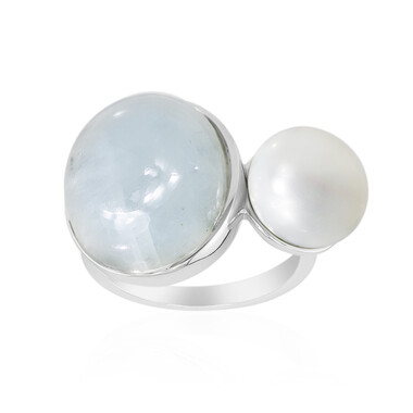Edelstein-Silberring (MONOSONO COLLECTION)