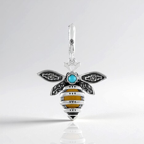 Ciondolo in argento con Quarzo Giallo (Desert Chic)