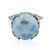 Anillo en plata con Larimar