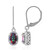 Boucles d'oreilles en argent et Quartz mystique