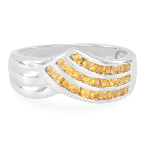 Bague en argent et Grenat Impérial des Minas