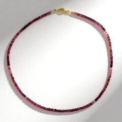 Collana in argento con Tormalina Rosa Nigeriana