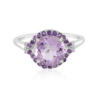Anello in argento con Ametista Rose de France
