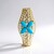 Pendentif en or et Turquoise Sleeping Beauty (Ornaments by de Melo)