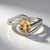 Anello in argento con Berillo Giallo