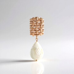Ciondolo in argento con Perla d'Acqua Dolce Bianca (MONOSONO COLLECTION)