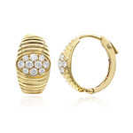 Gouden oorbellen met SI2 (H) Diamanten (CIRARI)