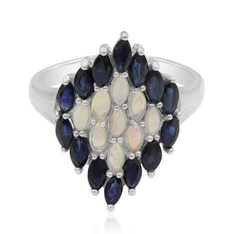 Edelstein-Silberring