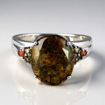 Bague en argent et Pierre fine