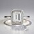 Anello in argento con Topazio Bianco