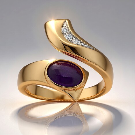 Anello in argento con Ametista (TPC)