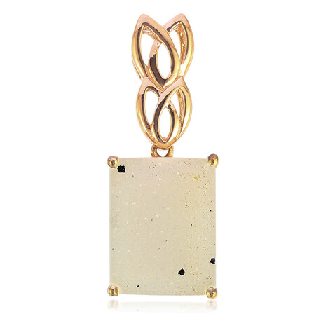 Glitzer-Achat-Silberanhänger