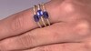 Bague en or et Tanzanite AAA (CIRARI)