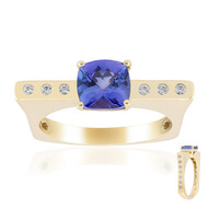 AAA-Tansanit-Goldring (de Melo Gold)