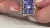 Anillo en plata con Tanzanita (Gems en Vogue)
