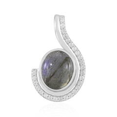 Zilveren hanger met een Blauwe Minary Labradoriet