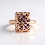Anello in argento con Ametista