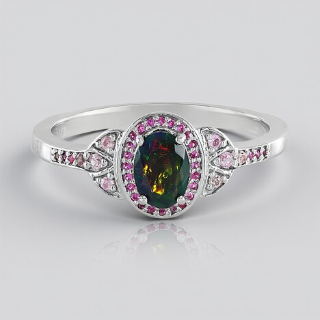Anello in argento con Opale Mezezo