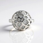 Anello in argento con Zircone