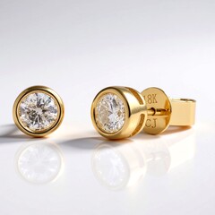 Orecchini in oro con Diamante SI1 (H) (CIRARI)