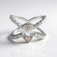 Anello in argento con Danburite (de Melo Essence)