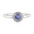 Bague en argent et Tanzanite