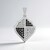 Ciondolo in argento con Topazio Bianco